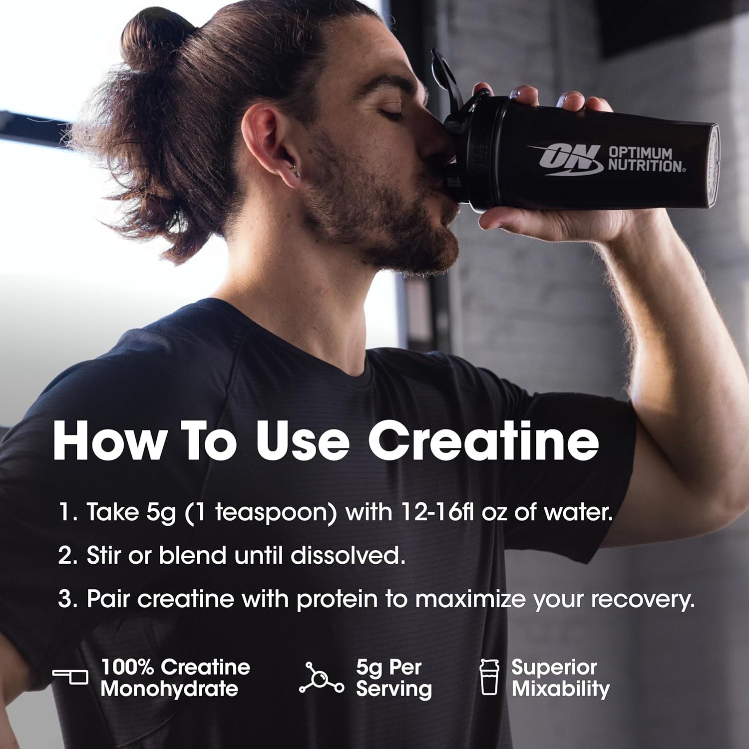Micronized Creatine Monohydrate Powder, Unflavored, 120 Servings, 600 Grams P…