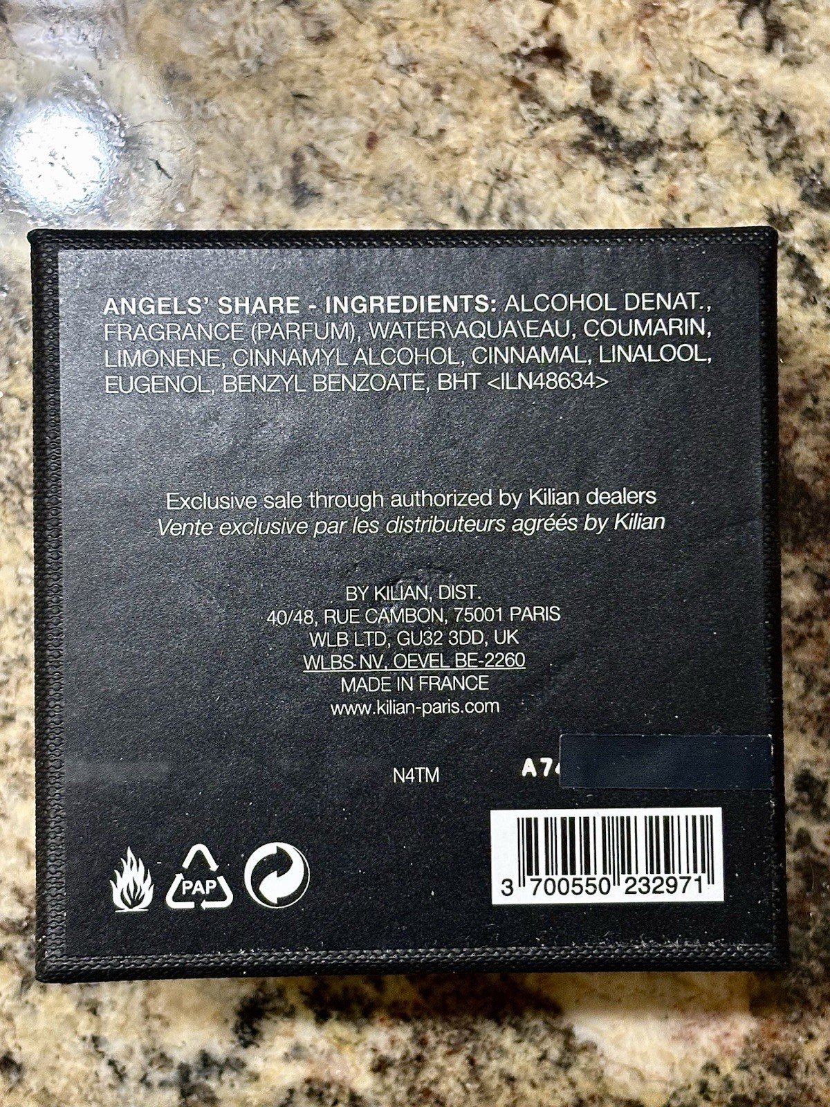 Killians Angel Share Eau de Parfum 100ml 3.4 Oz