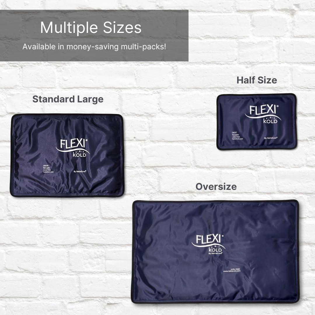 Durable Reusable Ice Pack for Injuries – Flexible Cold Compress 7.5” x 11.5”