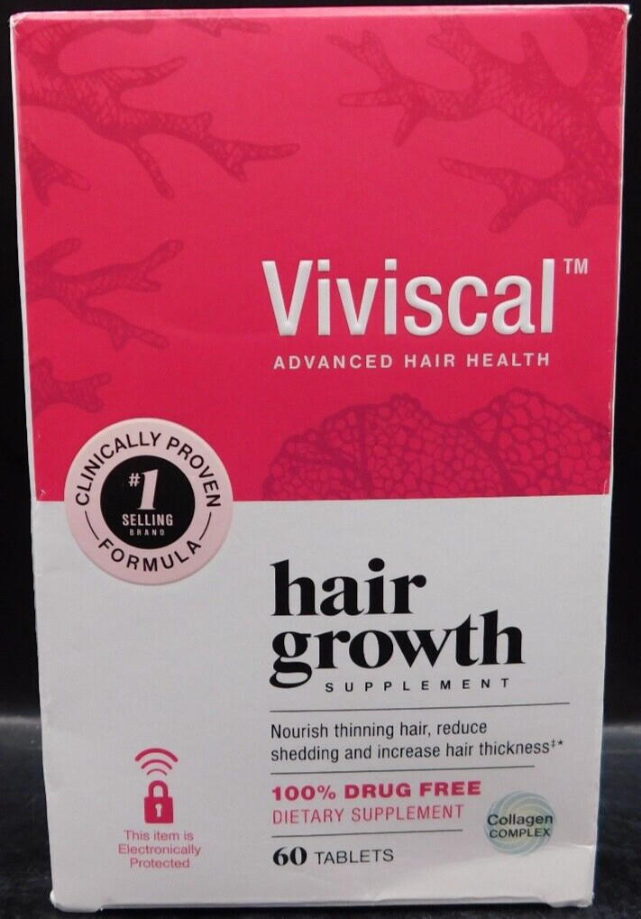 Viviscal Hair Growth Supplement, 60 Total Tablets, Exp: 12/26+