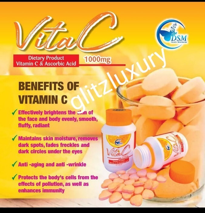 Phyto DSM VITA-C ascorbic acid & vitamin C. 1000mg. 60/ bottle x 1 bottle sale