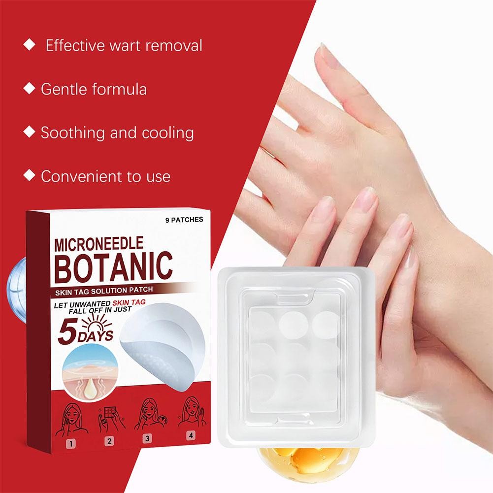 1-5 *Box MICRONEEDLE BOTANIC Skin Tag & Acne Patch Skin Tag Remover Patches