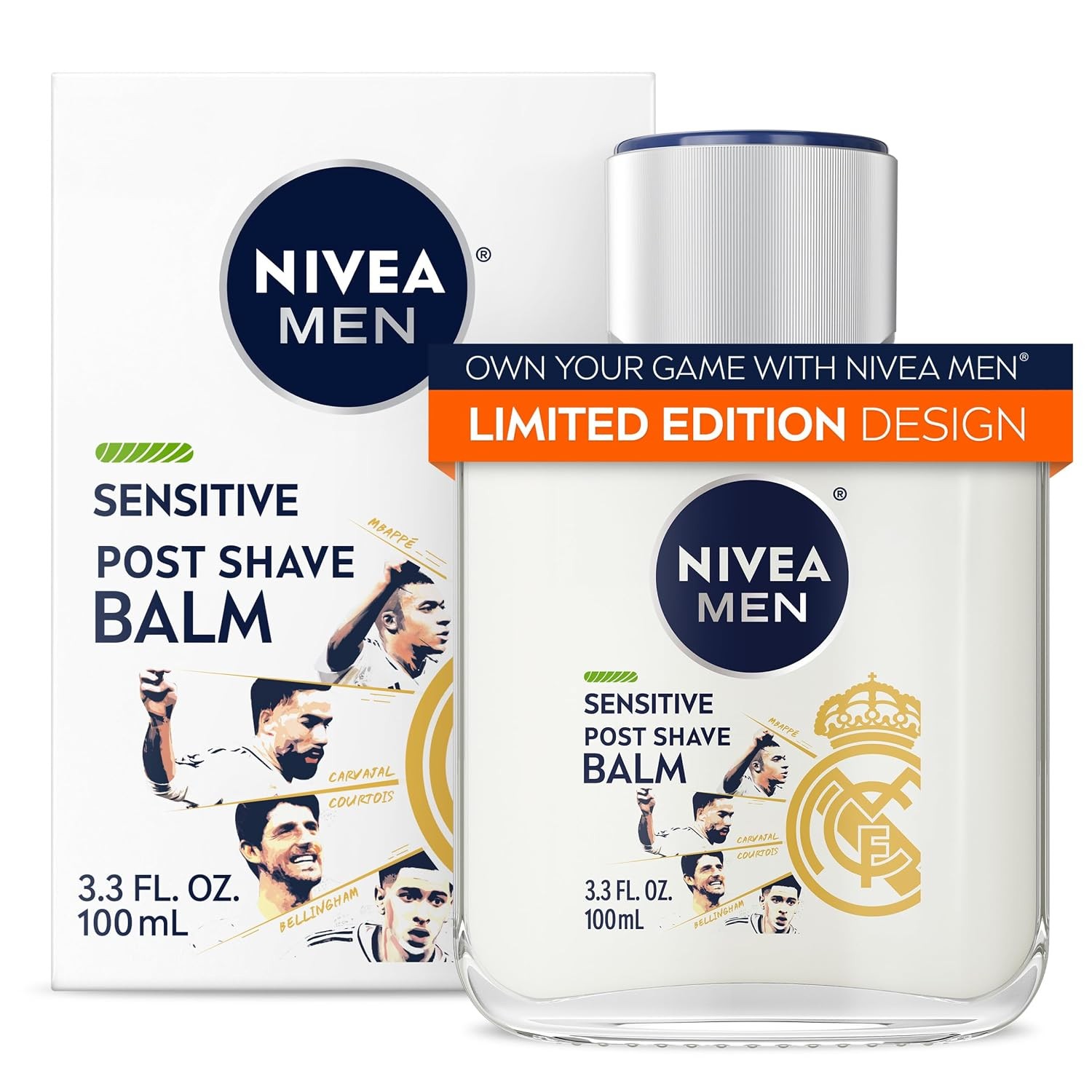 NIVEA MEN Sensitive Post Shave Balm, Alcohol Free, 3.3 Fl Oz