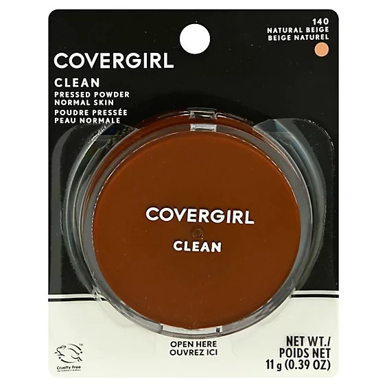 Covergirl Clean Pressed Powder 140 Natural Beige SEALED