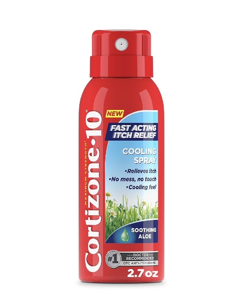Cortizone-10 Soothing Aloe 1% Hydrocortisone Itch Relief Spray, 2.7 oz