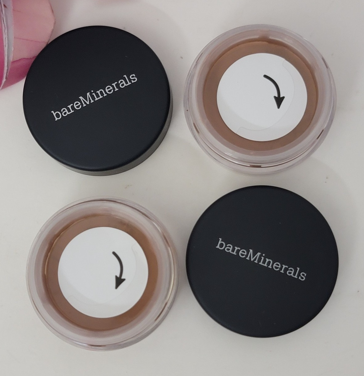 2 pk bareMinerals All-Over Mini Face Color Bronzer Warmth 0.020 oz /0.57g Travel