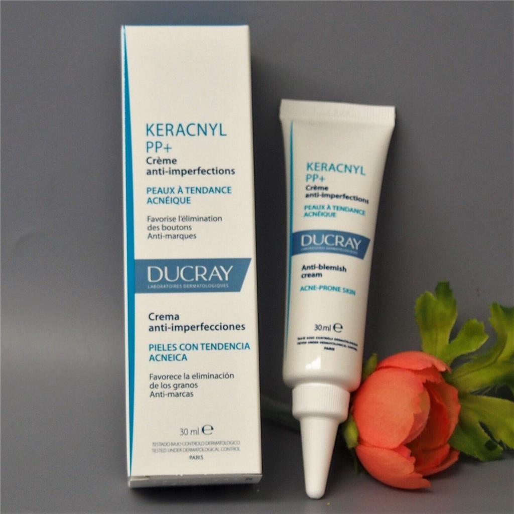Ducray Keracnyl PP + Anti-Blemish Soothing Cream 30ml Exp 07/2026