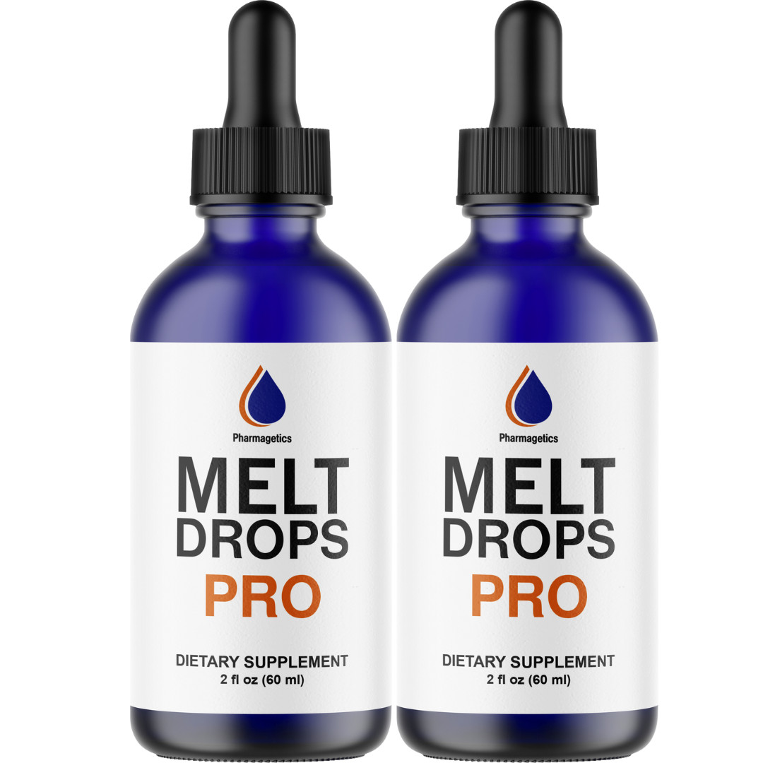 Melt Drops Pro – Fat Burning Support Formula, Weight Loss Supplement- 2 Bottles