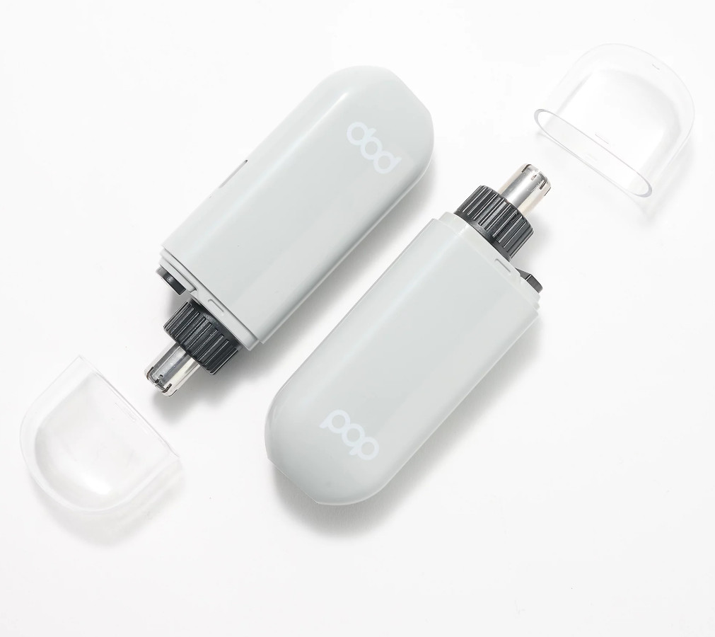 Pop Sonic Rechargeable Ear & Nose Hair Trimmer Duo-Grey