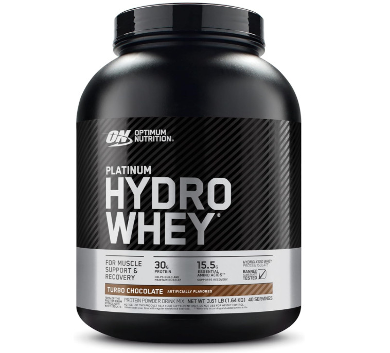 Optimum Nutrition Platinum Hydrowhey Turbo Chocolate 3.61lb 40 Servings Hydrolyz