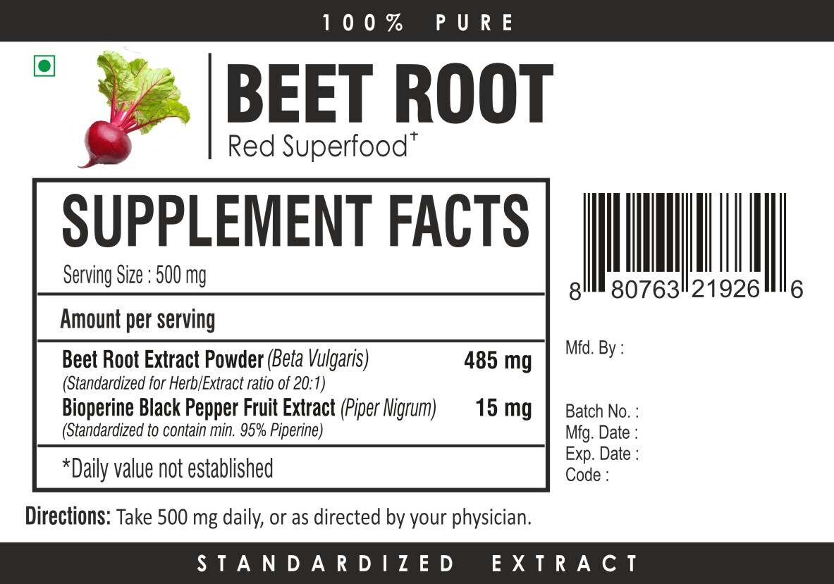 Beet Root Extract Powder Extract 20:1 Anthocyanins High Strength Red Superfood