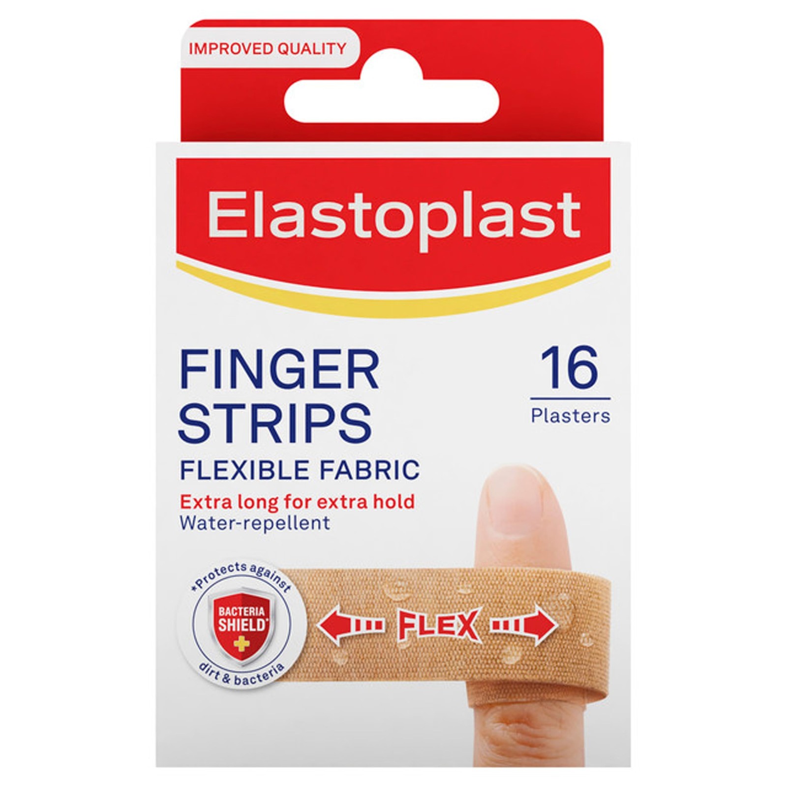 Elastoplast Finger Strip Plasters, 16 Plasters 1