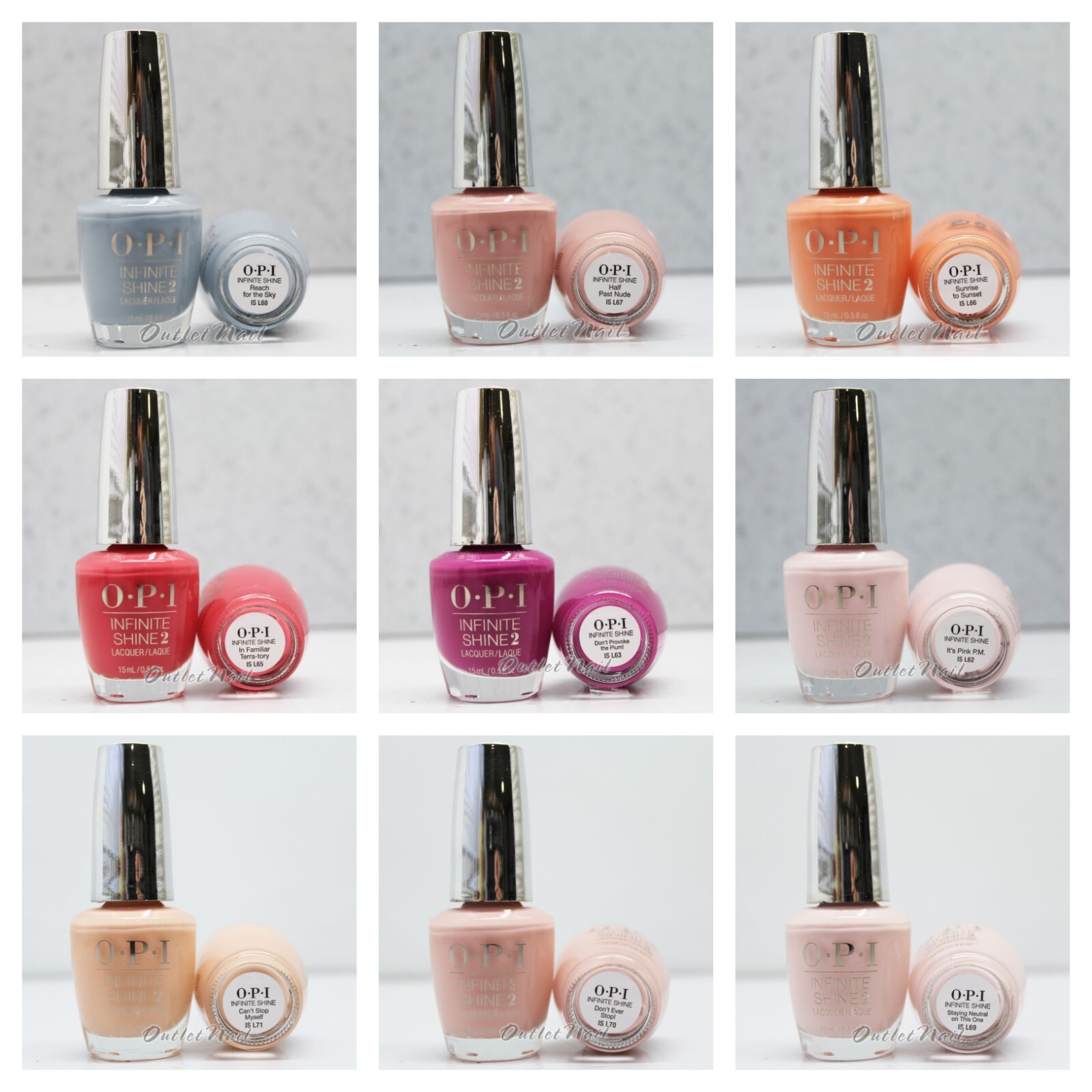OPI Infinite Shine Lacquer Polish – IS L62 to IS L74 – Pick color from dropdown