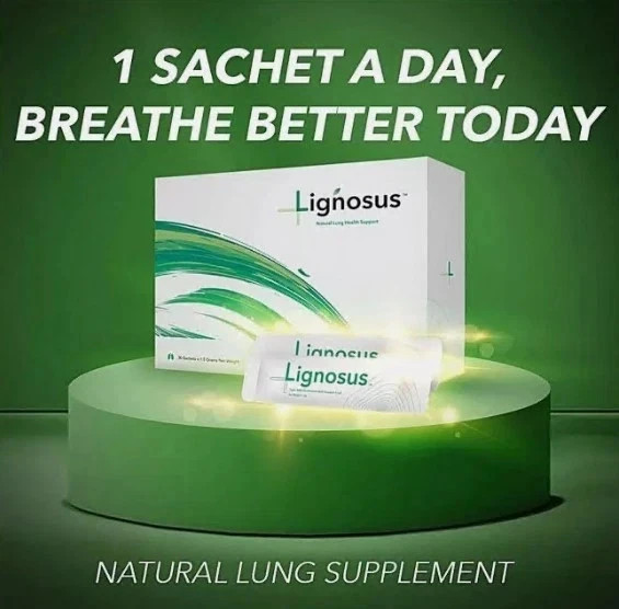 Lignosus Natural Lung Health Support Supplement – 30 Sachets Free Ship/3 pack
