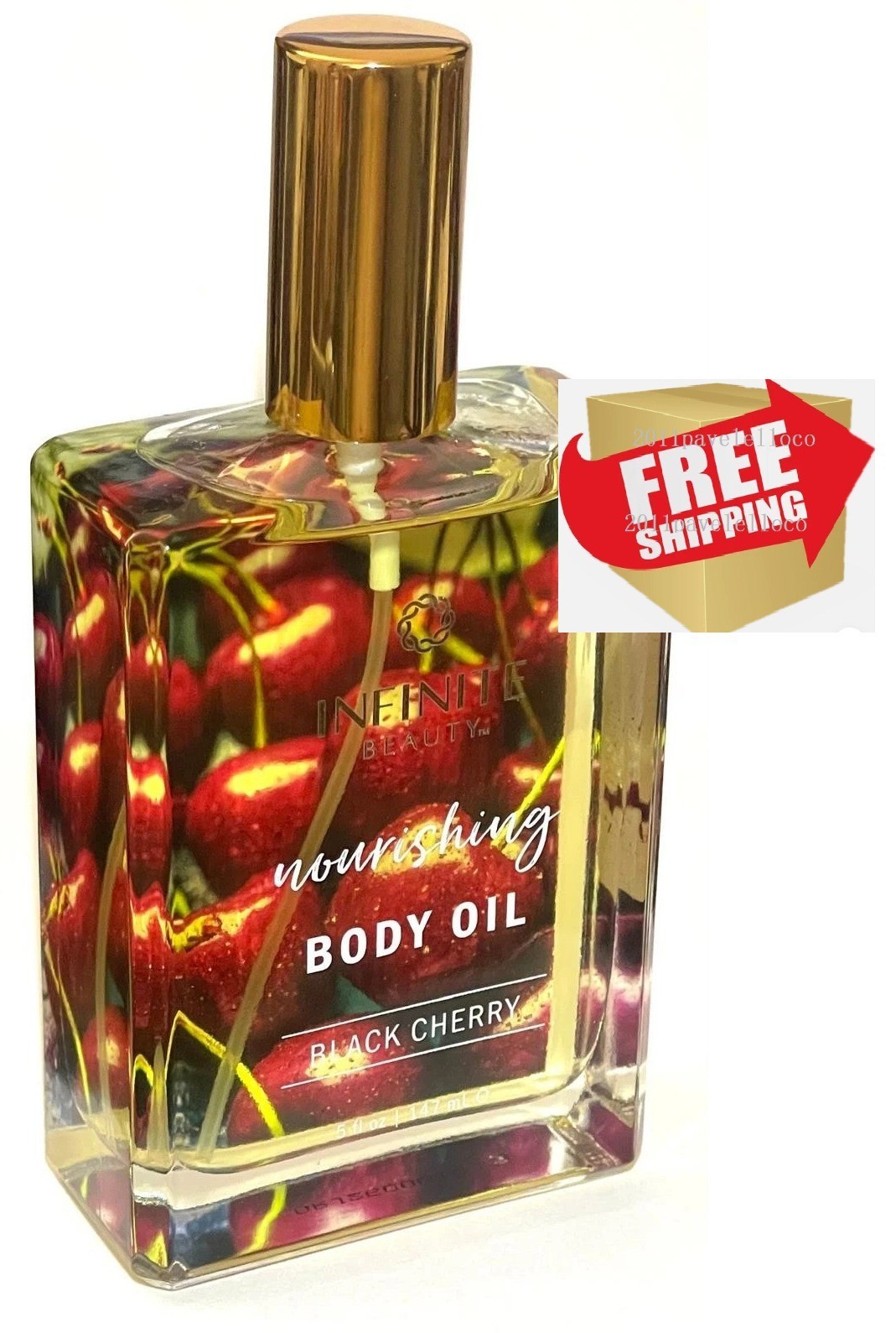 Nourishing Body Oil – Black Cherry – by INFINITE BEAUTY