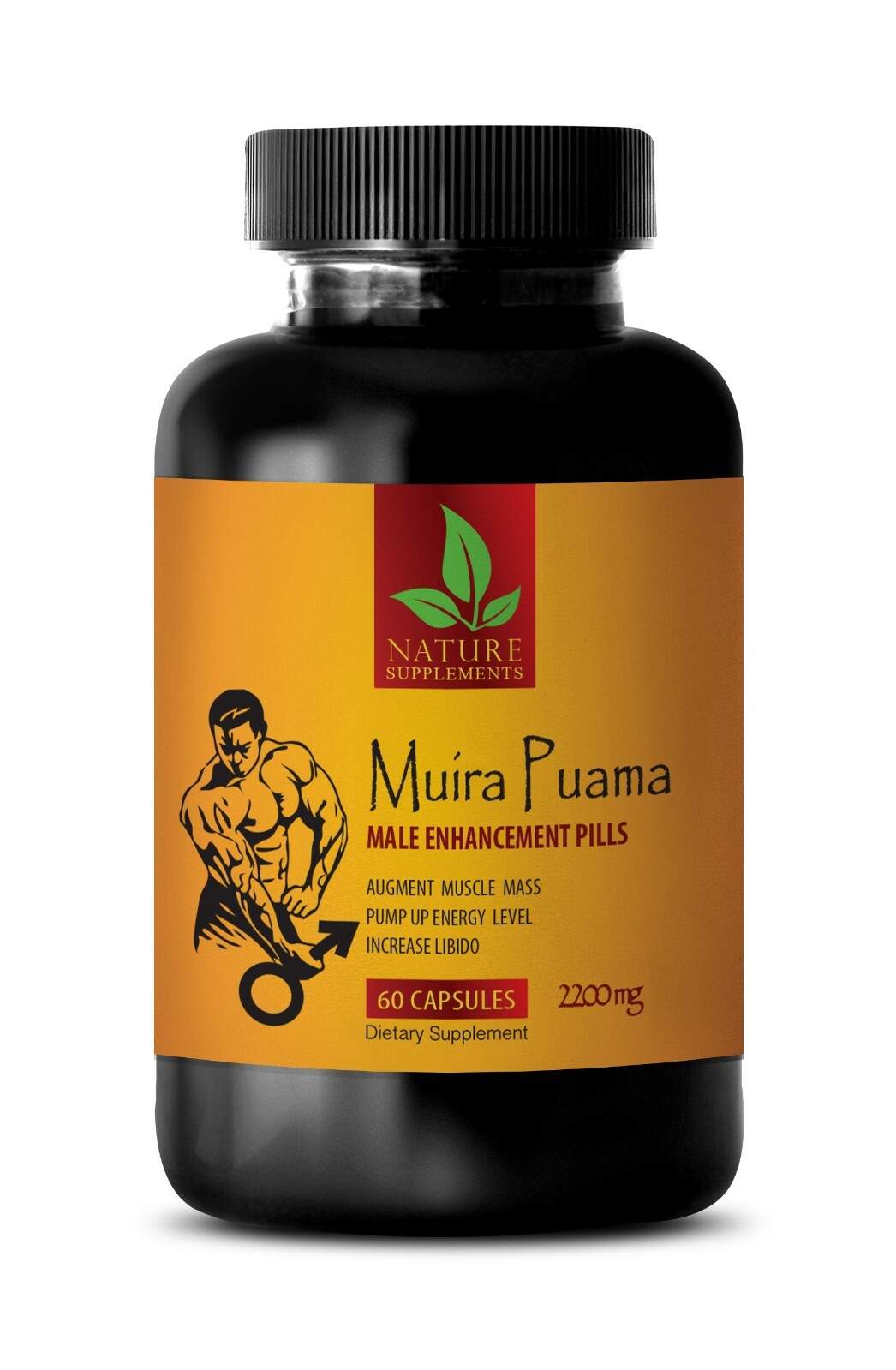 Root Extract – MUIRA PUAMA 2200mg – Libido Enhancement 1 Bottle 60 Caps