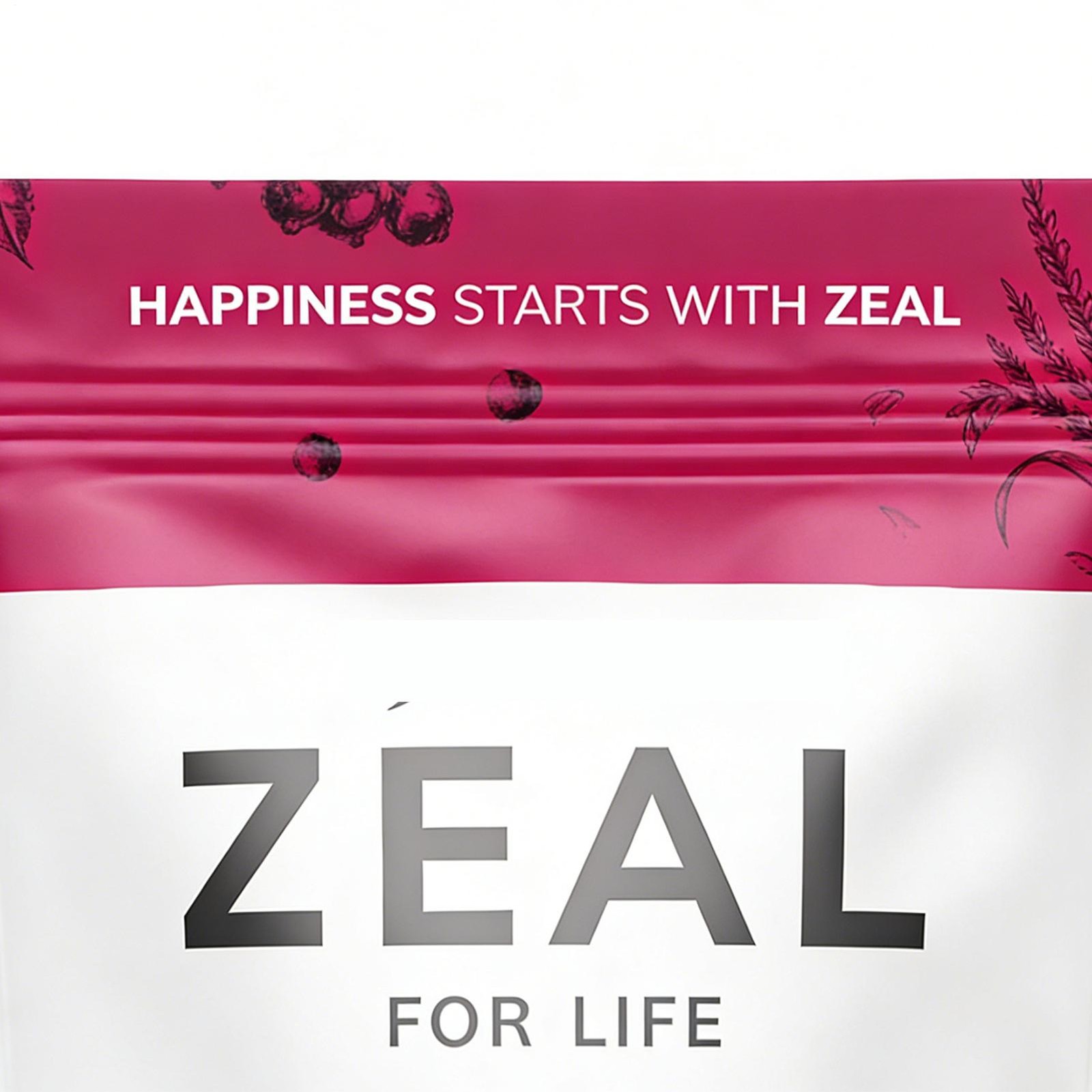 Zeal for Life 30-Day Wellness Bag – Wild Berry (Guarana Free)- for Focus Energy