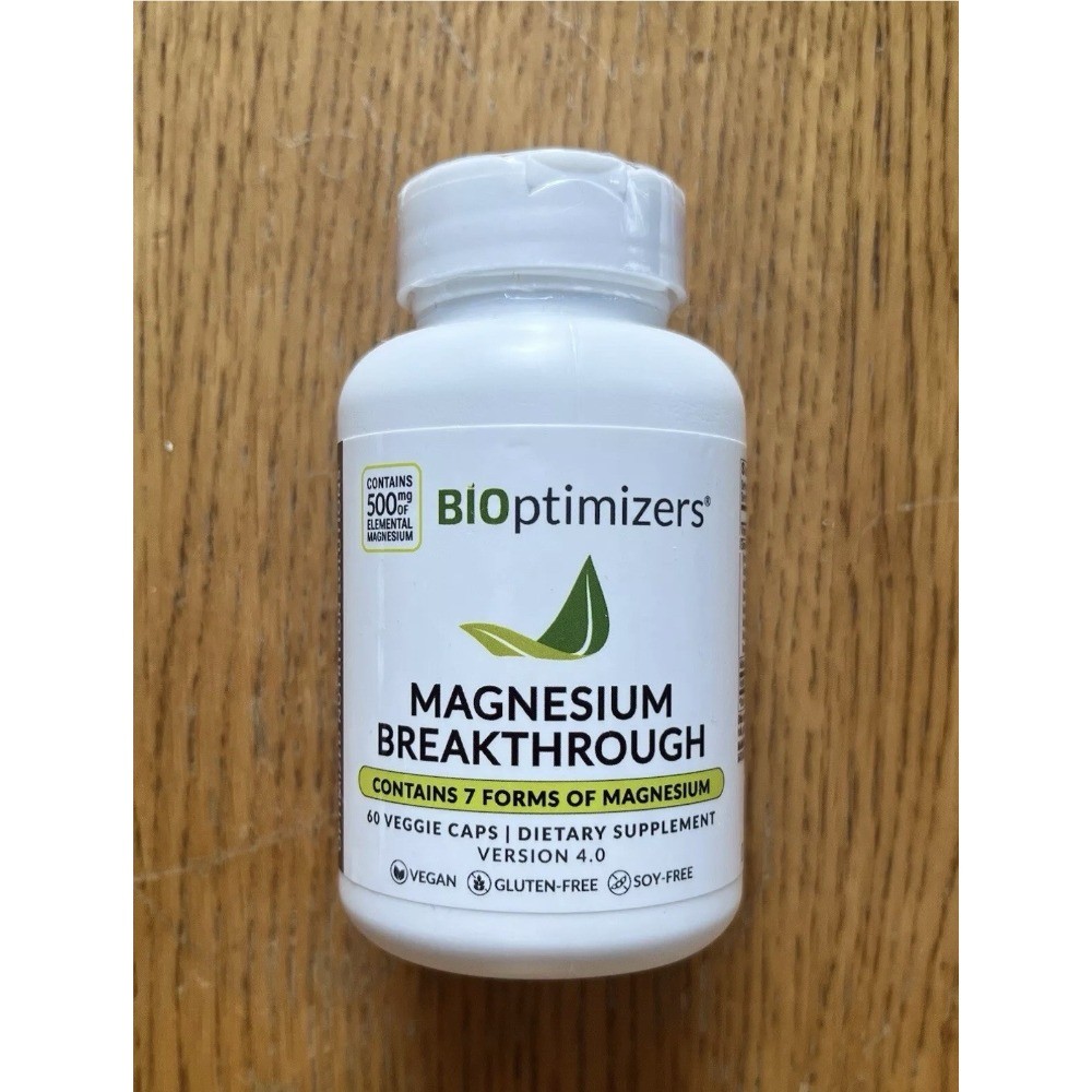 1 bottle Bioptimizers Magnesium Breakthrough all 7 essential forms – 60 capsules