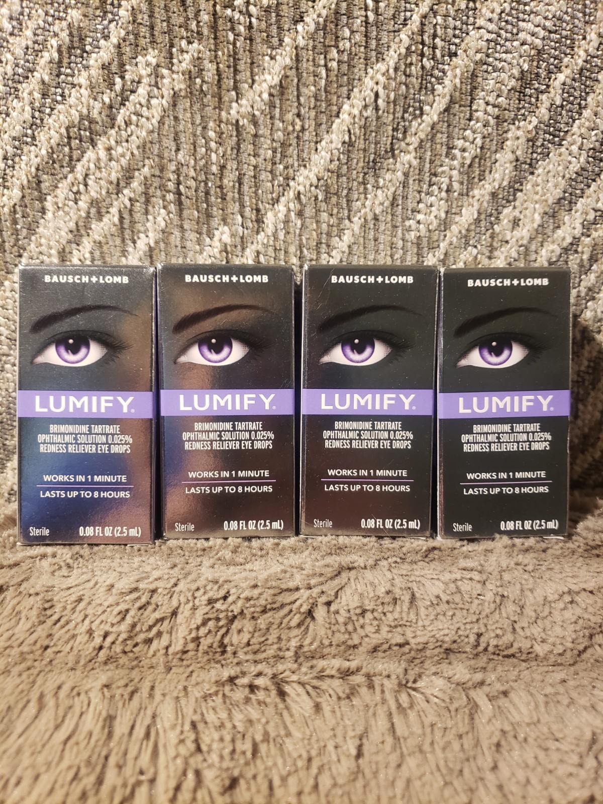 (4X) LUMIFY Eye Redness Relief – Lasts Up To 8 Hours – 2.5ml Exp. 2027