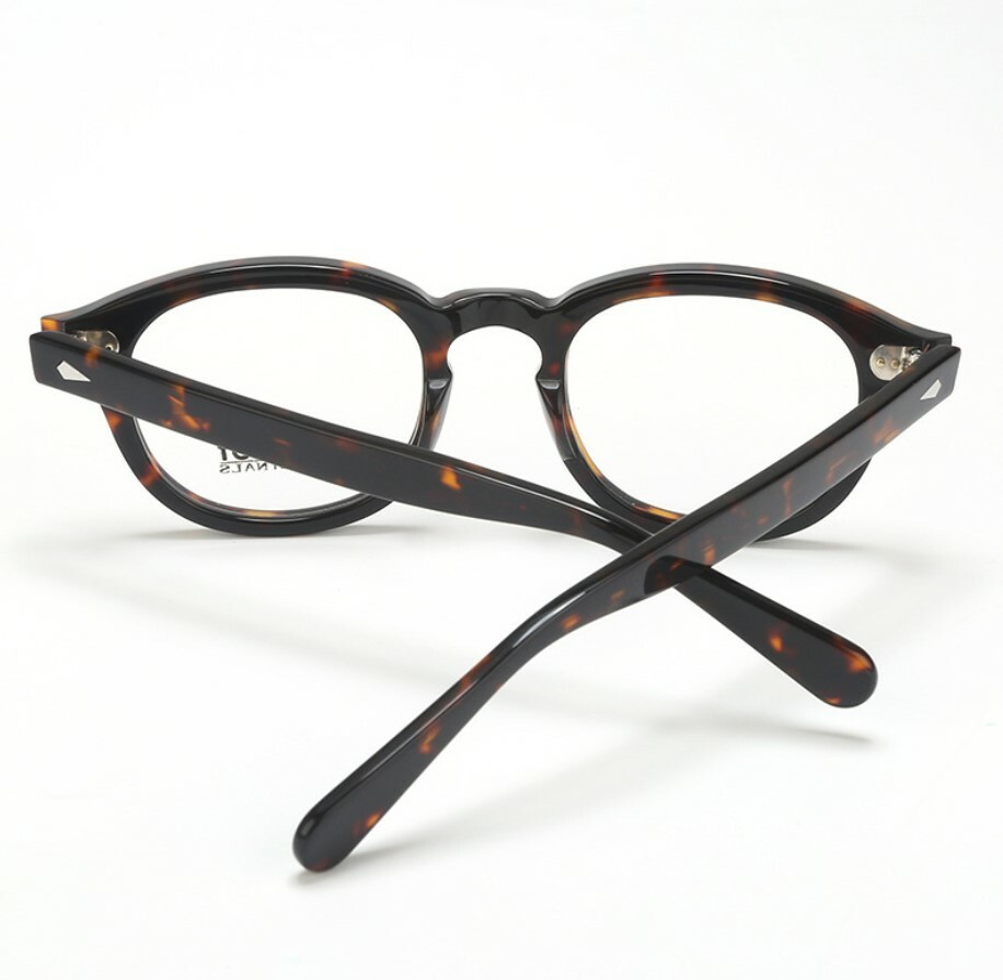 Johnny Depp 49mm Acetate Eyeglass Frames Large size Spectacles Brand Glasses