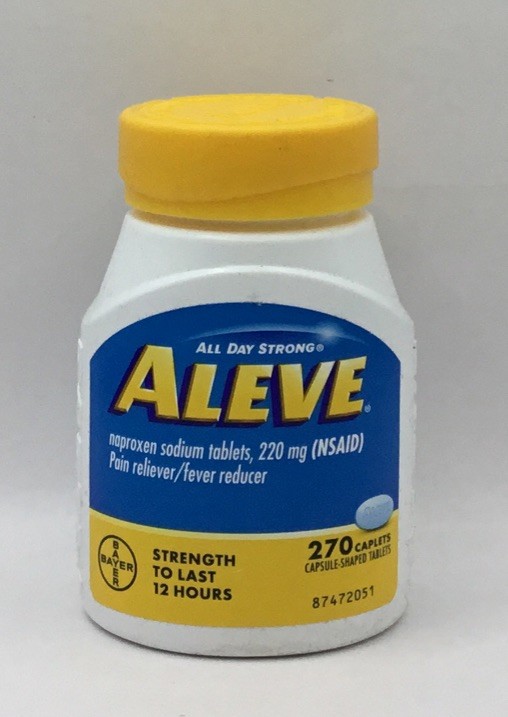 Aleve Pain Reliever Fever Reducer 220mg 270 Caplets Exp 10/2026