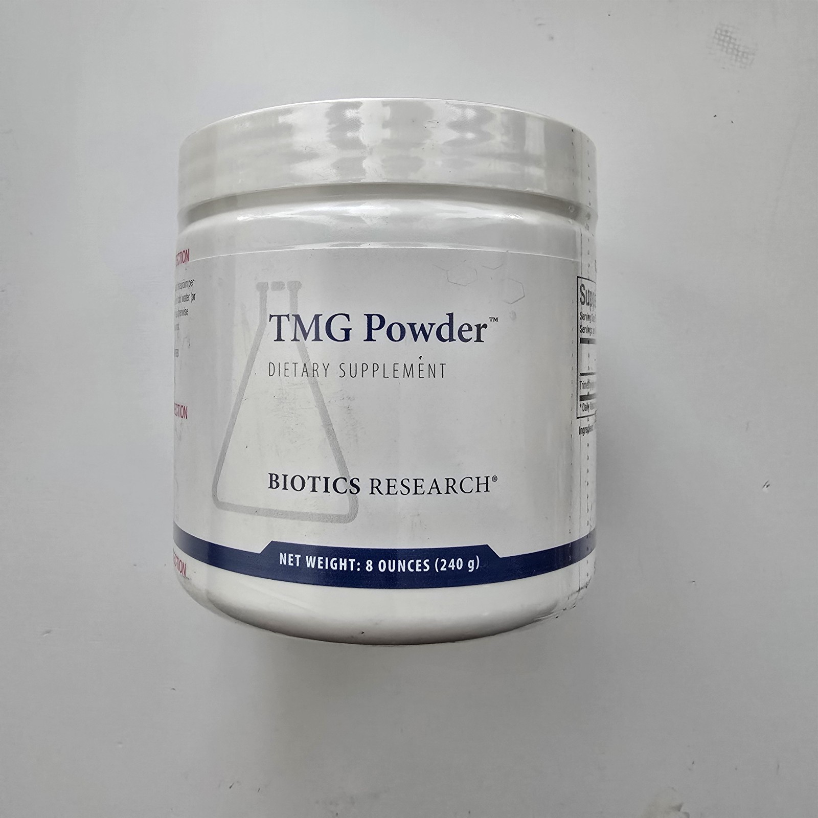 Biotics Research – TMG Powder – Biotics Research – 240 g – Exp: Aug 6, 2027