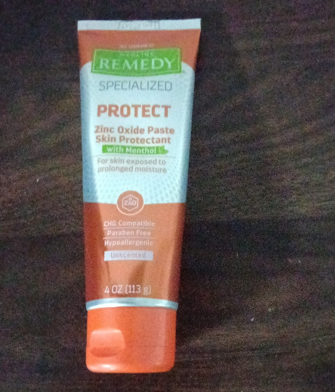 Remedy Specialized Zinc Oxide + Menthol Skin Protectant Paste Unscented 4 oz