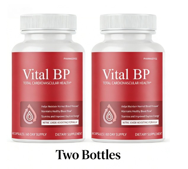 2 Vital Bottles BP Blood Aid Supplement VitalBP for Blood Flow