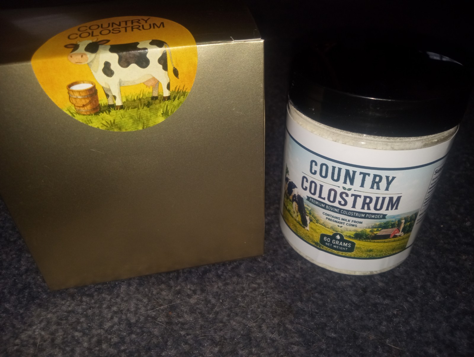 Colostrum, Compare To ARMRA, Same Freezing Process( 1000mg Per Serving).