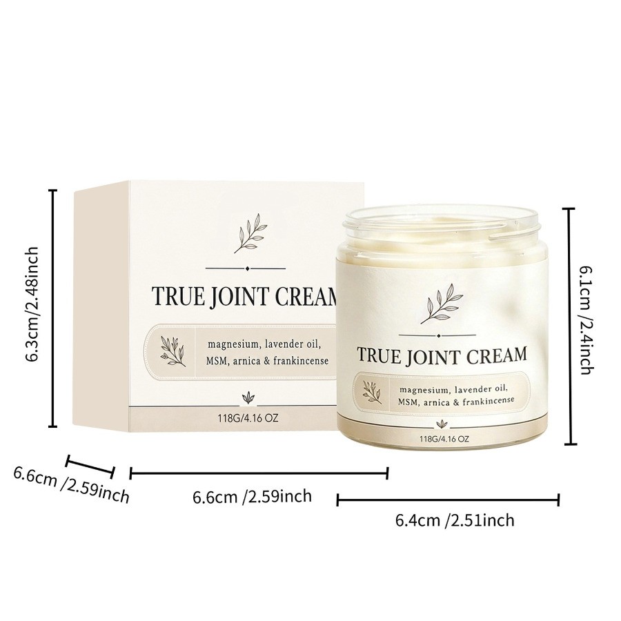 Organics True Joint Cream, Moisturizing Massage Cream for Body Joints🔥