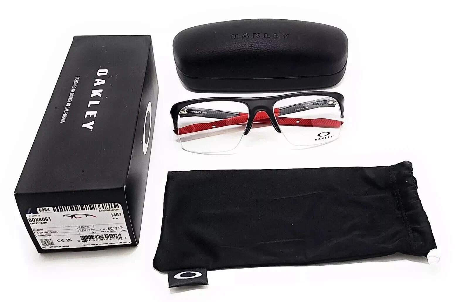 Oakley Plazlink OX8061-0258 Frames Reading Glasses/Bifocal/Progressive Lenses