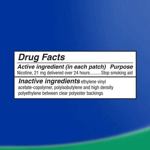 Equate Stop Smoking Patch 14 Clear Patches Step 1 – 21 mg Exp 06/2026