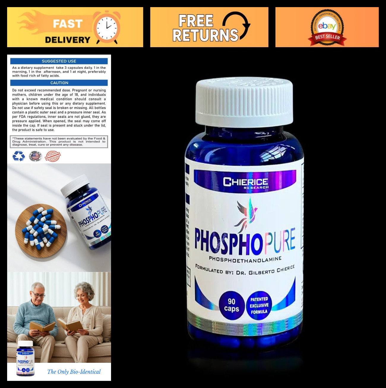 90 Capsules – Dietary Supplement for Energy Boost, Immune Support & Wellness