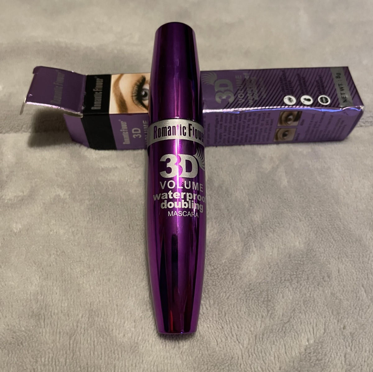 Romantic Flower 3D Volume Waterproof Doubling Mascara 8g