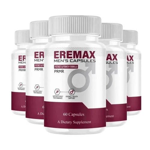 5-Pack Eremax Capsules – Eremax Mens Performance & Health Support – 300 Caps