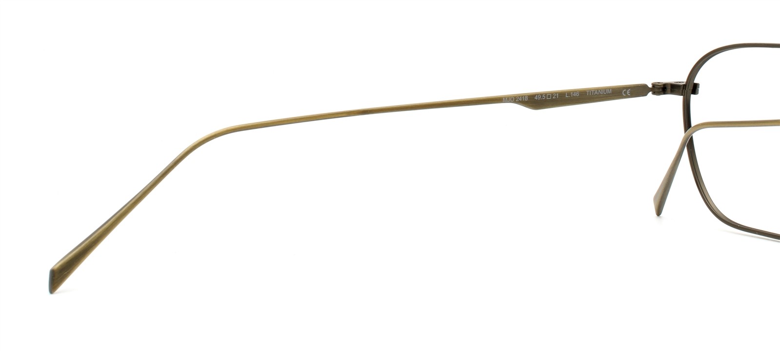 Maui Jim MJO 2418-16C Eyeglasses Glasses Antique Gold Titanium 49.5-21-146