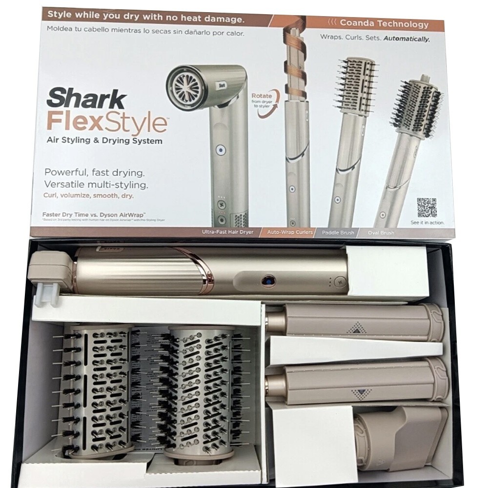 1300W Shark Flex Style Air Styling & Drying System – Stone (HD430) 120V,60HZ