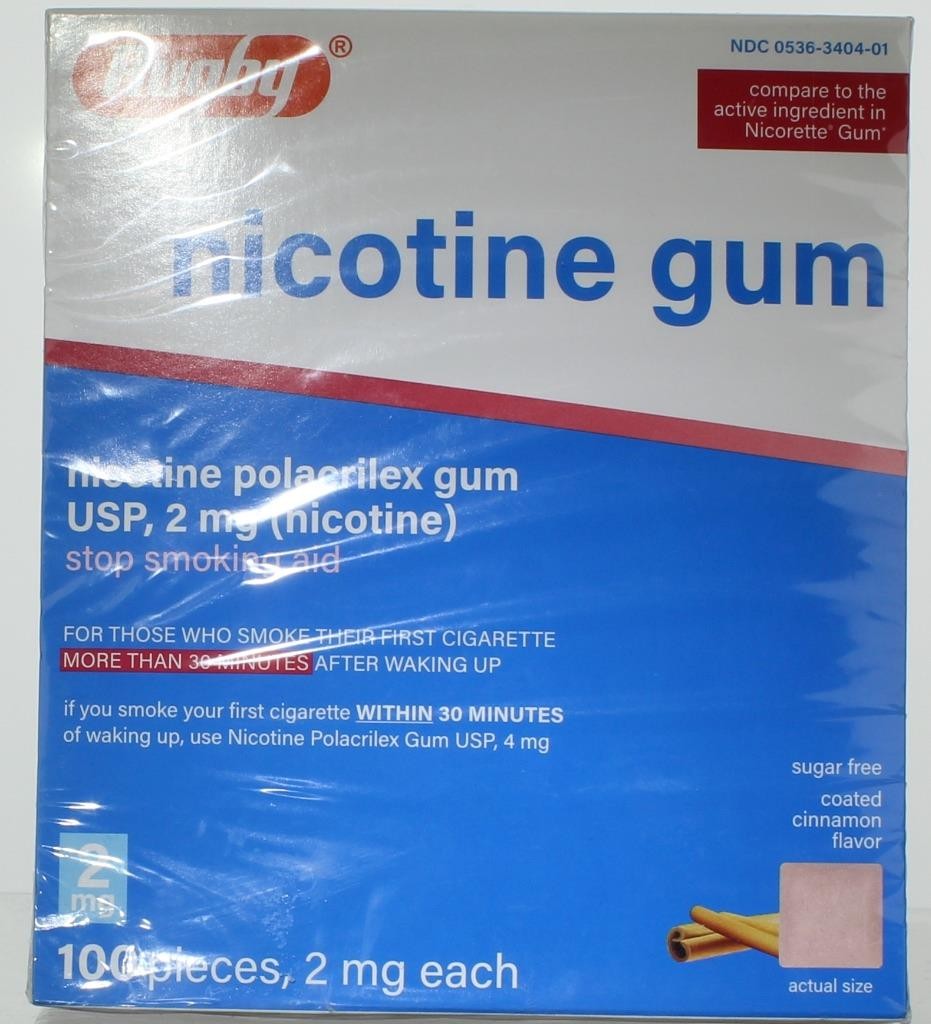 Rugby Nicotine Gum 2mg Coated Cinnamon 100ct EXP 04/2028+ Free Shipping