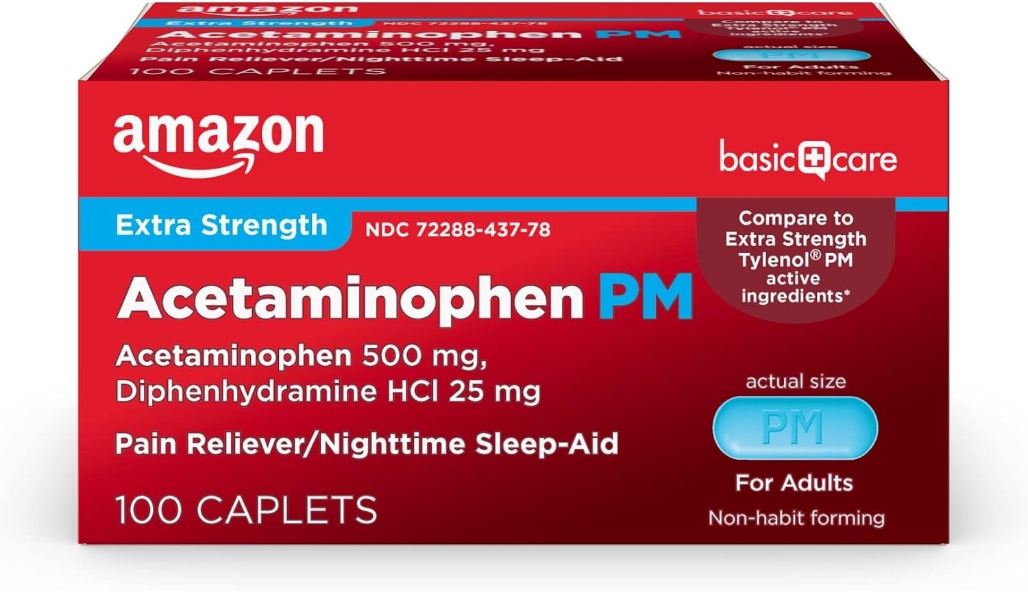 Acetaminophen PM: Eases Pain & Promotes Nighttime Sleep