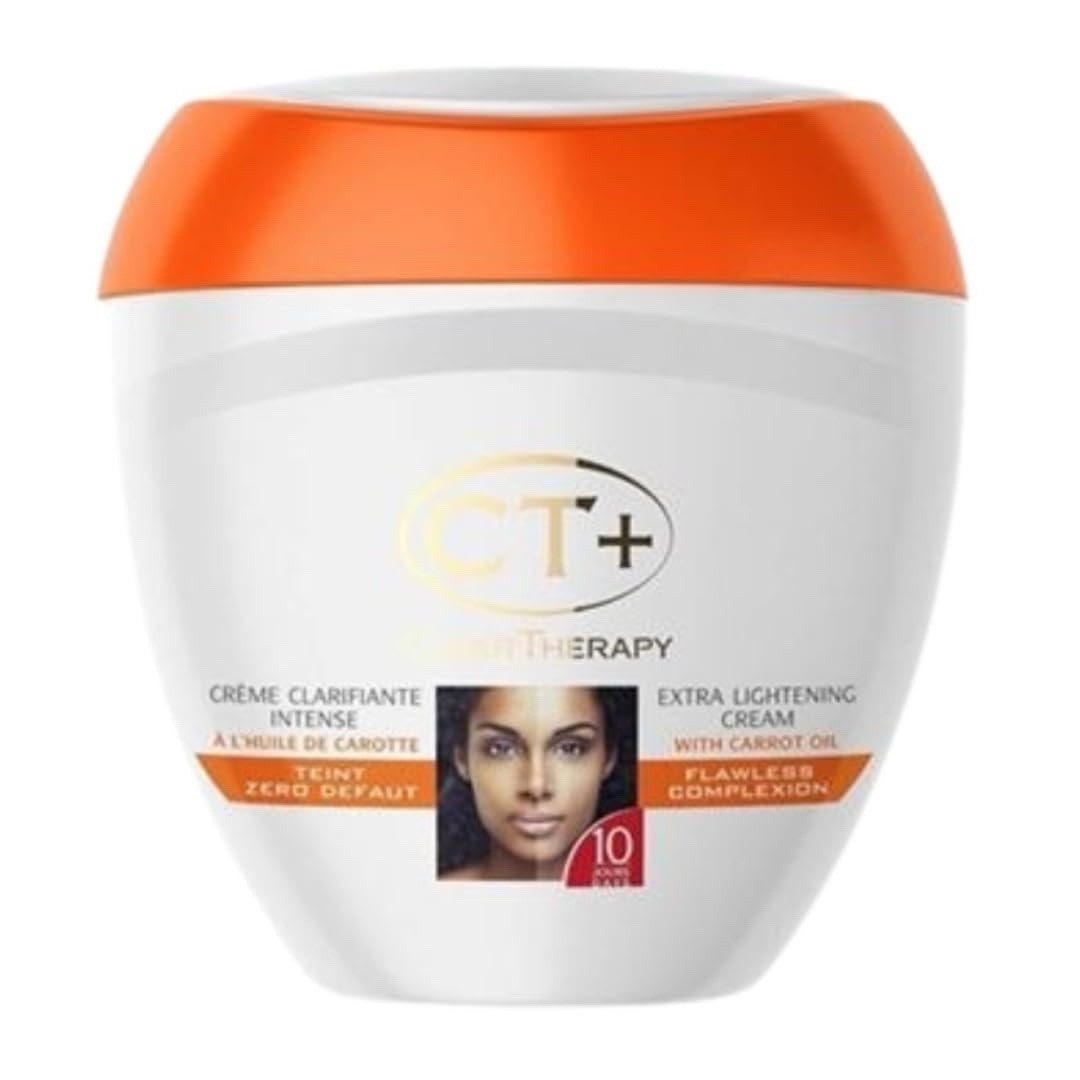 CT+ Clear Therapy Extra Lightening Cream Carrot Oil Face Dark Spots 400ml