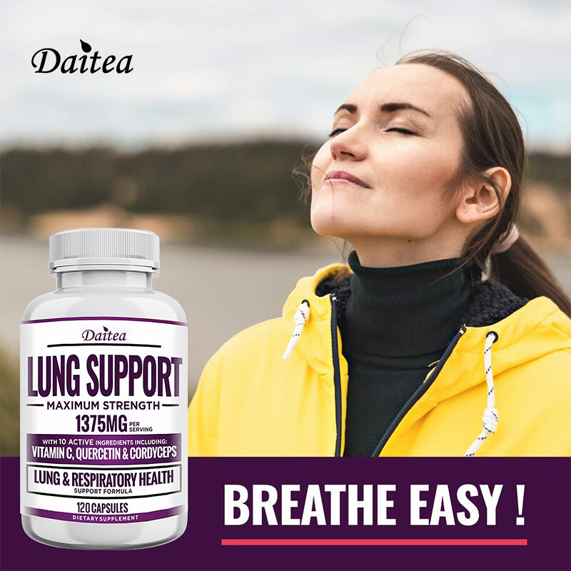Max Strength Lung Support Supplement Respiratory Health Cleanse Detox Clear Lung