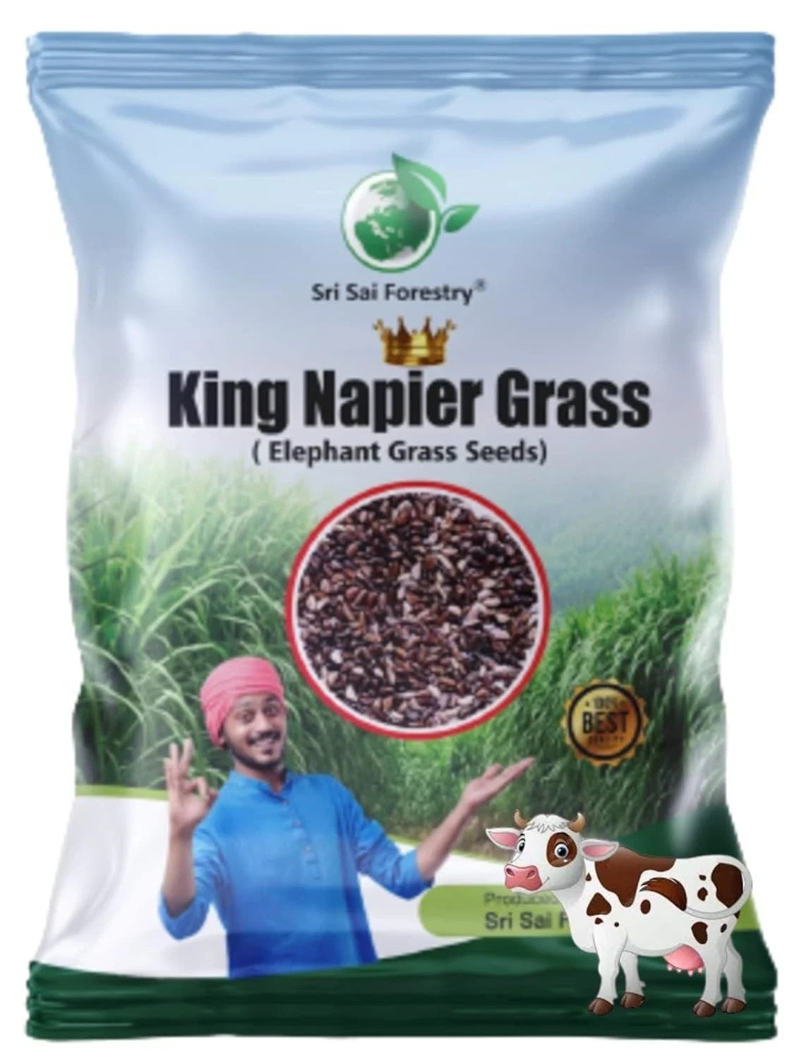 King Napier Grass Seeds for Cow Elephant and others High Yield Grass Seeds 100g