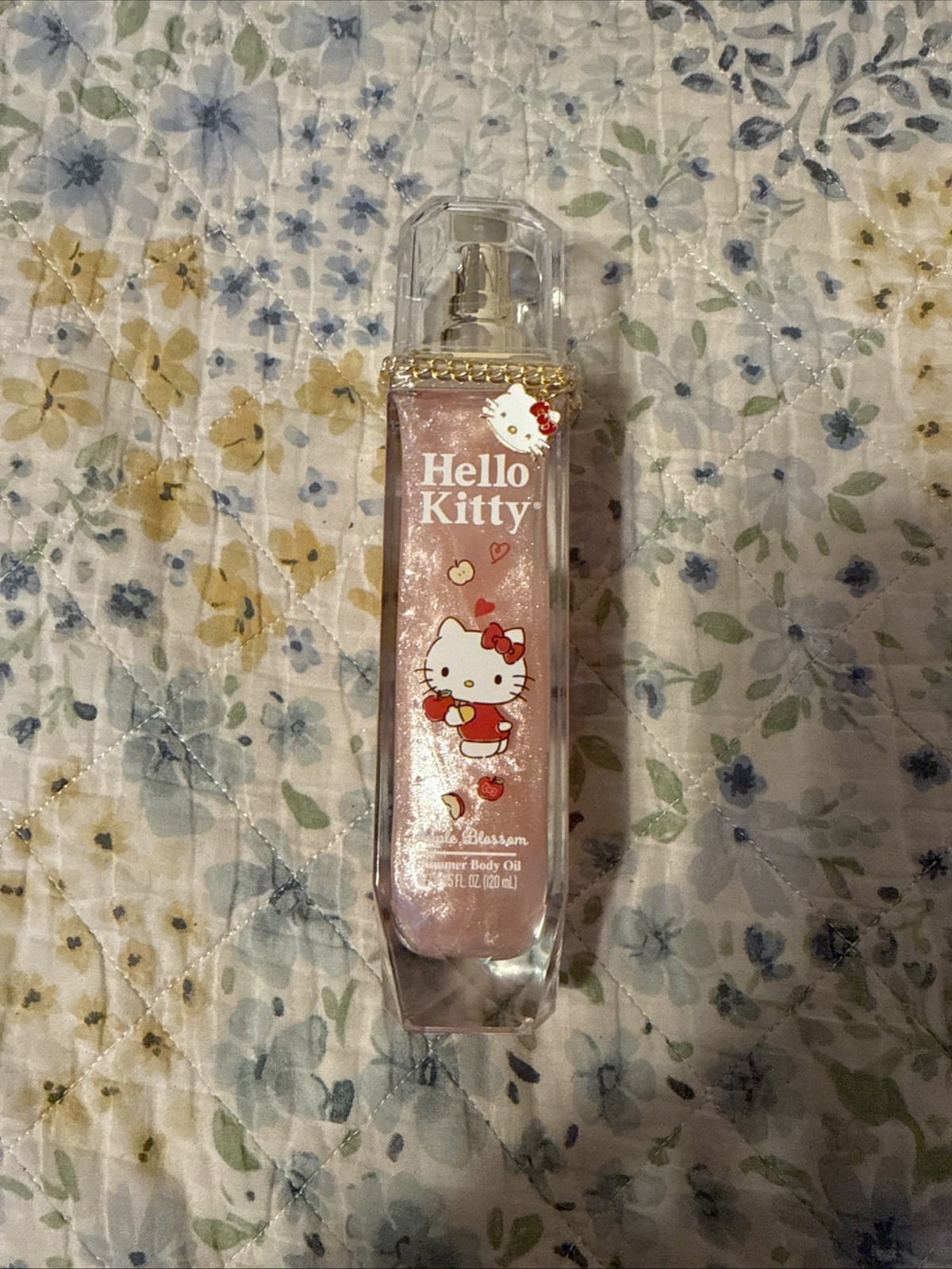 Hello Kitty Apple Blossom Shimmer Body Oil New Taste Beauty Sanrio