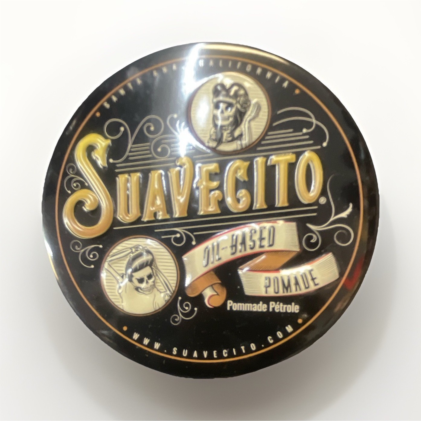 Suavecito Oil-Based Pomade Hair Pomade 4 oz Petrolatum Molding/Shaping