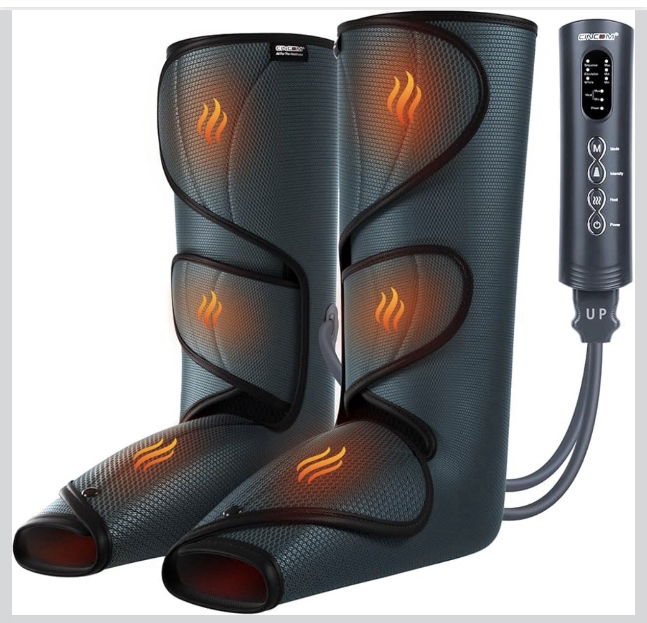 CINCOM Air Compression Leg Massager, Legs Massage for Circulation and Pain Re…