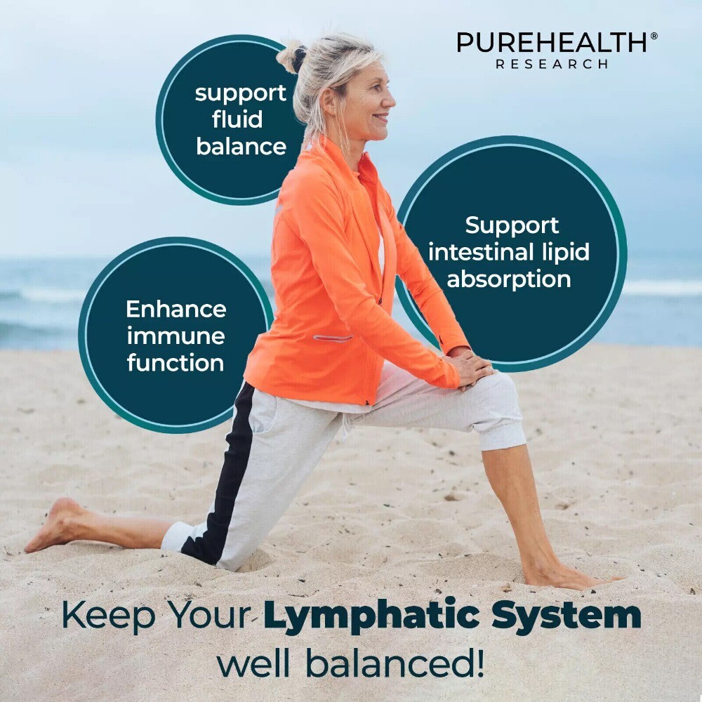 Lymph System Support Supplement with Extract Echinacea Purpurea Dandelion,Detox