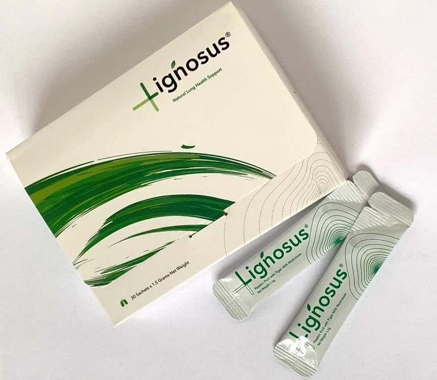 Lignosus Natural Lung Health Support Supplement 30 Sachet Exp 06/2027