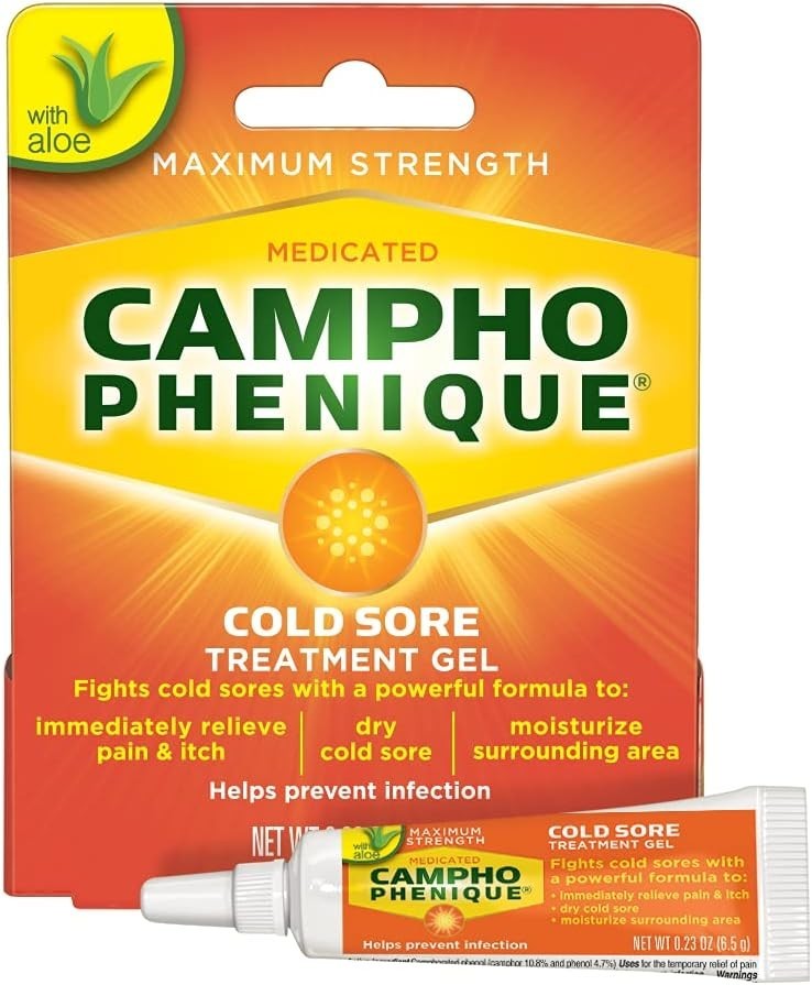 Cold Sore Fever Blister Treatment Gel 0.23oz – Maximum Strength Instant Relief