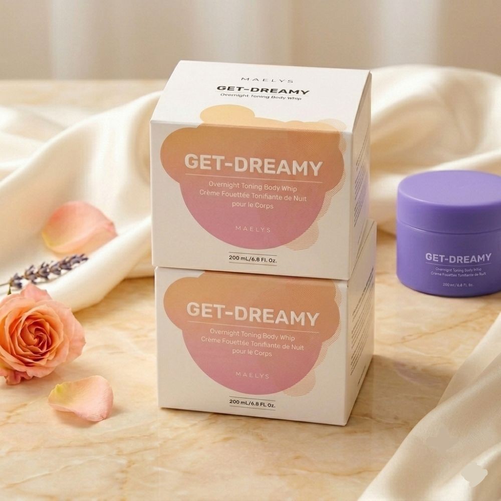 MAELYS Get-Dreamy Overnight Toning Body Whip 6.8 Oz Pack of 2 Firming Cream