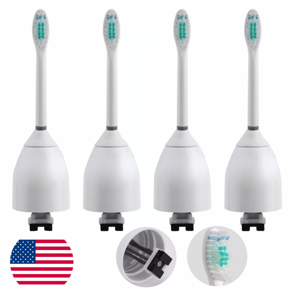 4Pcs Replacement Electric Toothbrush Brush Heads for Philips Sonicare E Series